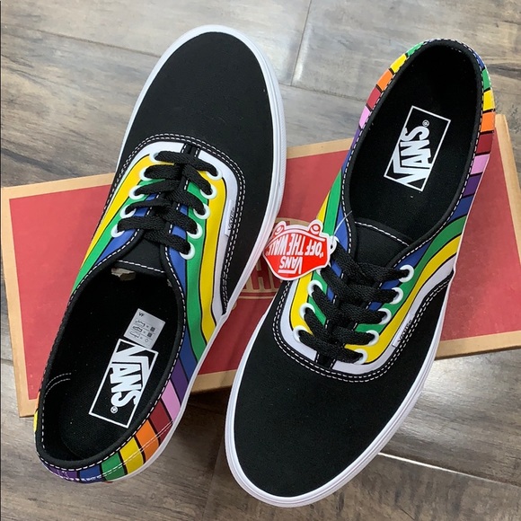 •VANS AUTHENTIC Refract Black/True White/Multi men’ - Picture 6 of 16